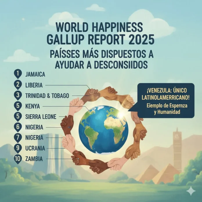 Venezuela, entre los más generosos del mundo