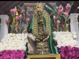 Amor y fé inundó la bajada de la Virgen de Guadalupe del Carrizal