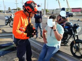 Vuelco de vehículo en la intercomunal Alí Primera dejó un lesionado