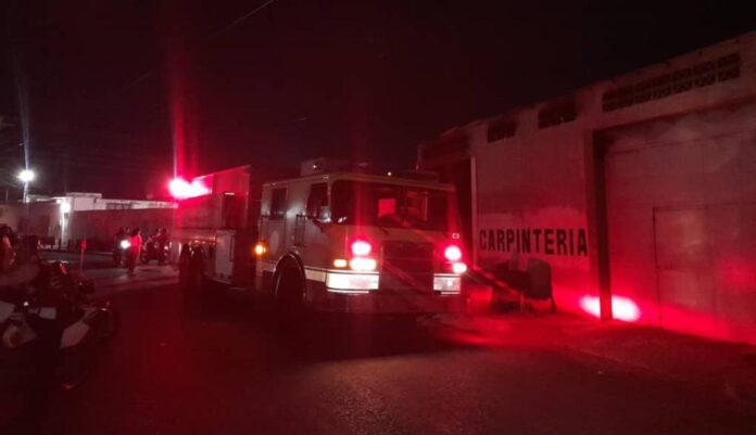 Cortocircuito-cableado-carpintería-incendio Cortocircuito en cableado de carpintería ocasionó incendio