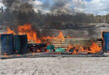 FANB destruye material logístico para la minería ilegal en Amazonas