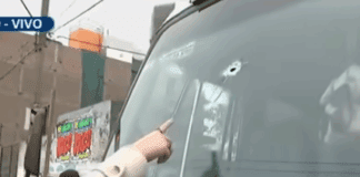 Chofer venezolano sufre atentado en Lima, Perú Revelan imágenes de atentado contra chofer venezolano: extorsionadores dejan mensaje de amenaza