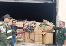 74.400 paquetes de musgo decomisó la GNB +FOTOS