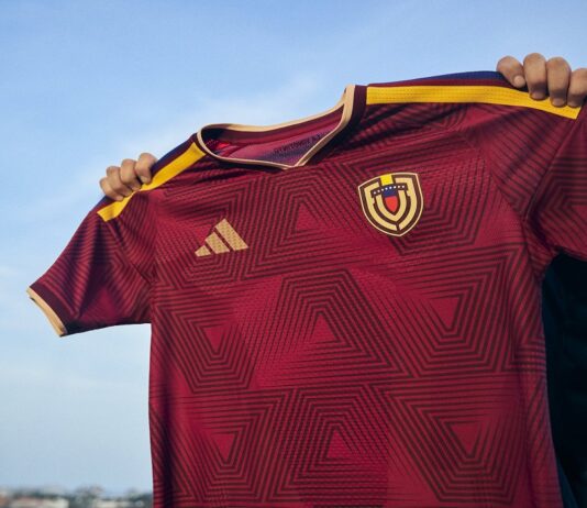 Nueva camiseta de las selecciones Vinotinto saldrá al mercado el 6-Nov