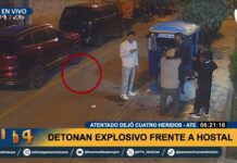 Perú | Venezolano lanzó explosivos contra hotel y revela cuánto le pagaron Perú | Venezolano lanzó explosivos contra hotel y revela cuánto le pagaron