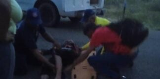 Sexagenario sufre traumatismo craneoencefálico severo en accidente de tránsito en Capatárida