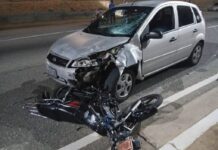 Motorizado lesionado en accidente de tránsito en la entrada de Judibana