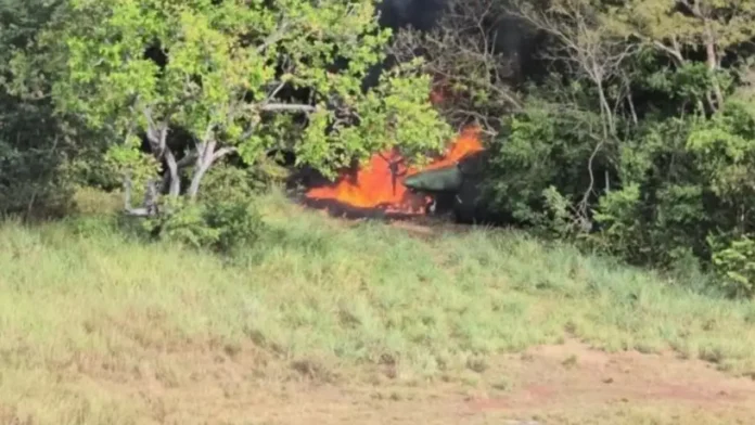Apure | FANB localiza pista clandestina y destruye aeronave vinculada a grupos Tancol