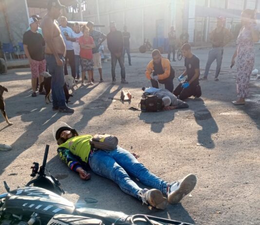 Choque de mototaxista con una camioneta en la vía Flúor dejó este resultado