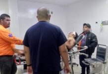 Choque de moto con una vaca en Las Cumaraguas deja dos lesionados