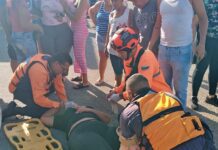 Colisión de Optra y Bera dejó lesionada a una repostera en el Andrés Eloy Blanco