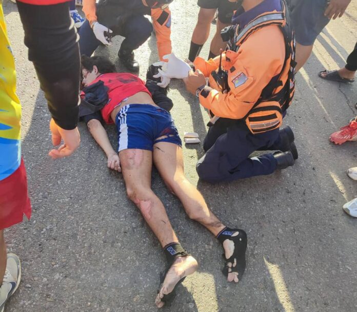 Colisión fallecido coro Moto Encava