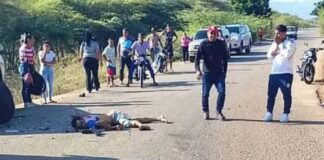 Accidente en Coro dejó un muerto y una lesionada la mañana de hoy lunes