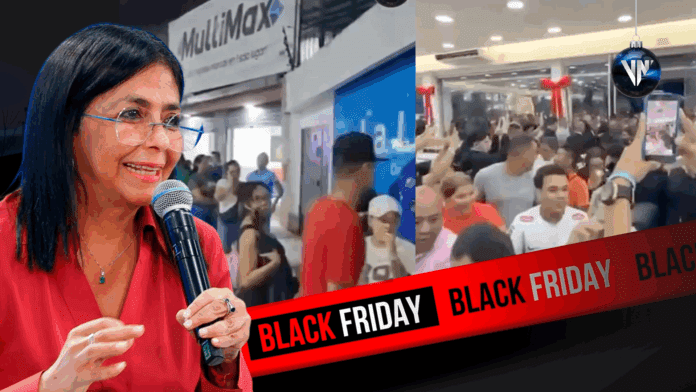 Delcy Rodríguez: compras del "Black Friday" aumentaron un 34% con relación al 2024