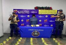 Detienen a hombre con 30 kilos de droga