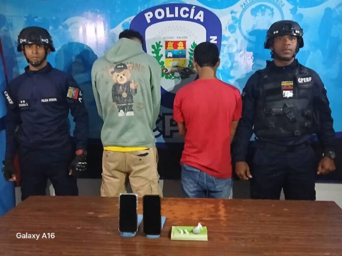 Detenidos con droga en Tocópero