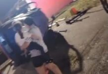 Vídeo| Dos lesionados tras vuelco de vehículo