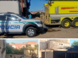 Vídeo| Incendio arrasó con estructura en construcción en Punto Fijo