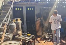 Panadería ardió en llamas en Punta Cardón