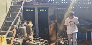 Panadería ardió en llamas en Punta Cardón