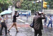 Inameh prevé lloviznas dispersas sobre estas regiones Inameh prevé lloviznas dispersas sobre estas regiones