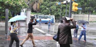 Inameh prevé lloviznas dispersas sobre estas regiones Inameh prevé lloviznas dispersas sobre estas regiones