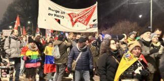 Protestas en Oslo contra entrega del Premio Nobel a María Corina Machado Manifestaciones en Oslo contra entrega del Premio Nobel a MCM