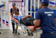 Motorizado ebrio deslizó en la calle Colón de Coro