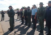 OSC realizaron un despliegue en la entrada de Bicentenario de Punta Cardón
