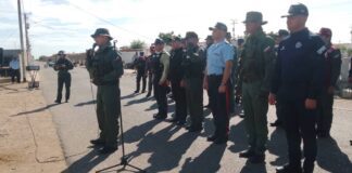 OSC realizaron un despliegue en la entrada de Bicentenario de Punta Cardón