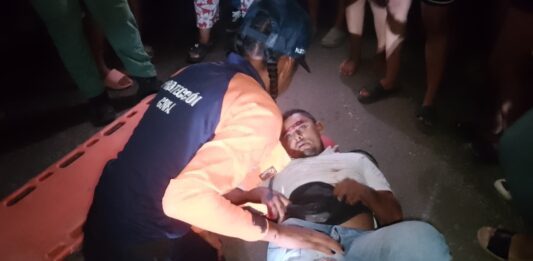 Mototaxista de Adícora sufrió accidente en el Kilómetro 7