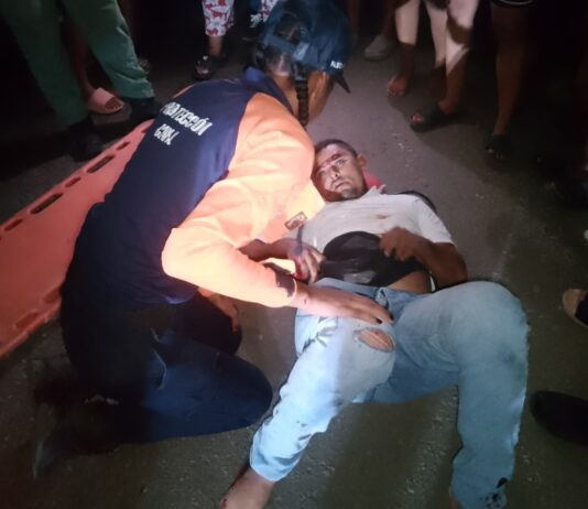 Mototaxista de Adícora sufrió accidente en el Kilómetro 7