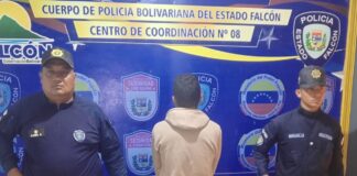 Capturado joven por violación Boca de Aroa