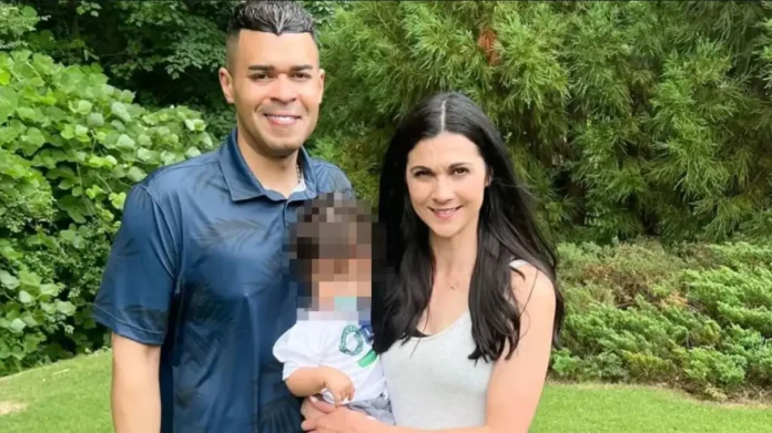 christina-chambers-su-esposo-johnny-rimes-y-su-hijo-presentadora-deportiva Hallan muerta a la reconocida presentadora deportiva Christina Chambers