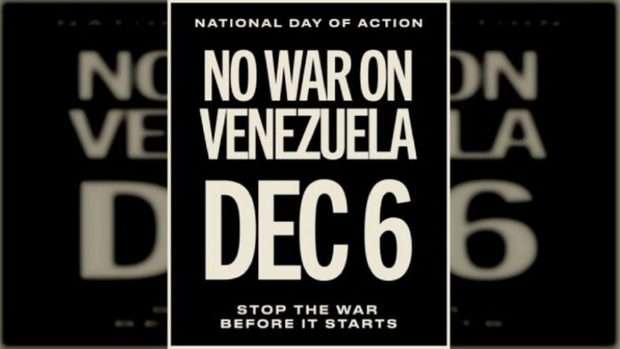 EEUU | Llaman a protesta nacional para rechazar ataques contra Venezuela y en el Caribe