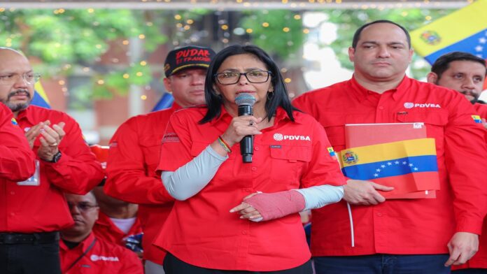 Delcy Rodríguez a EEUU: si quieren nuestro petróleo y gas, ¡Tienen que pagarlo!