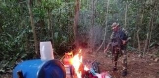 Amazonas | FANB destruyó equipos de minería ilegal ocultos en la selva Amazonas | FANB destruyó materiales y equipos de minería ilegal ocultos en la selva