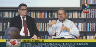 Movimiento por la Paz Noruego: Machado carece de legitimidad como promotora de paz internacional Movimiento por la Paz Noruego: Machado carece de legitimidad como promotora de paz internacional