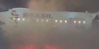 Pánico en Brasil por incendio en avión LATAM con 180 pasajeros Pánico en Brasil por incendio en avión LATAM con 180 pasajeros