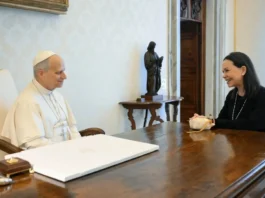 Papa León XIV se reunió con María Corina Machado Papa León XIV se reunió con María Corina Machado