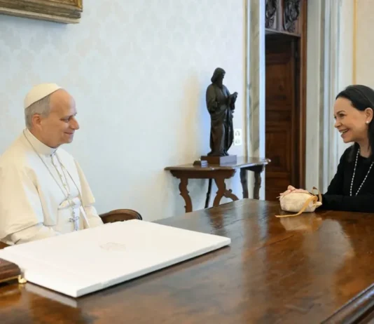 Papa León XIV se reunió con María Corina Machado Papa León XIV se reunió con María Corina Machado