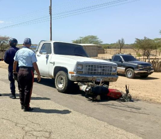 Accidente en Buchivacoa deja una segunda víctima fatal