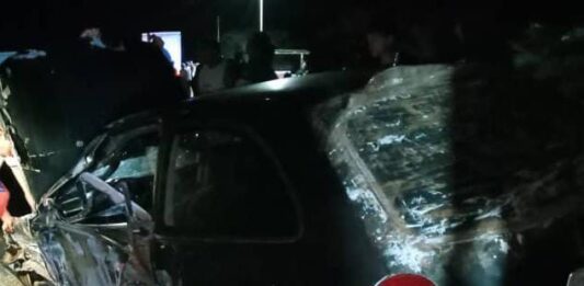 Accidente dejó a funcionario policial y a su hija lesionados en Coro