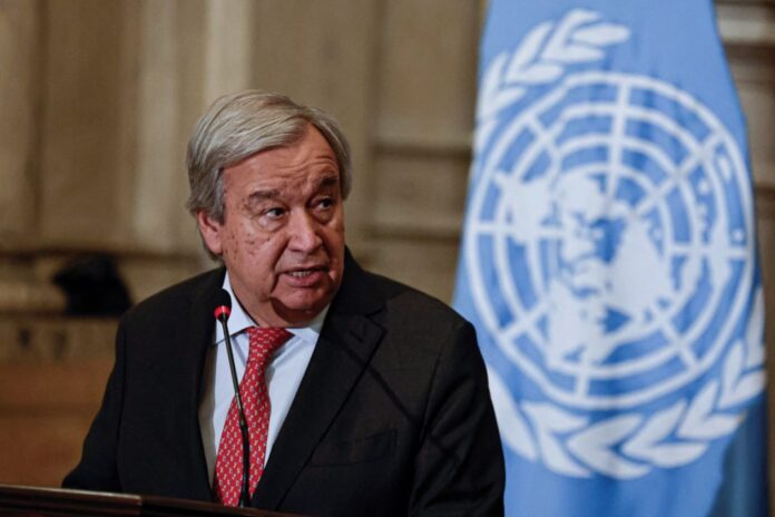 Antonio Guterres pidió que se respete el derecho internacional
