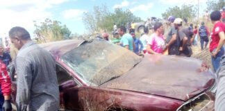 En fotos| Un fallecido dejó vuelco de vehículo en Borojó