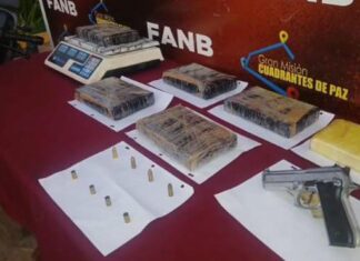 Vídeo| Incautan seis panelas de Cocaína en Coro