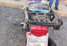 Motorizado sufre lesiones durante colisión en la Jacinto Lara