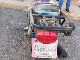 Motorizado sufre lesiones durante colisión en la Jacinto Lara
