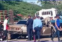 Zamora| Colisión entre gandola y Caprice dejó cuatro lesionados