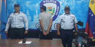 Detenido por resistencia y ultraje al funcionario en Puerto Cumarebo